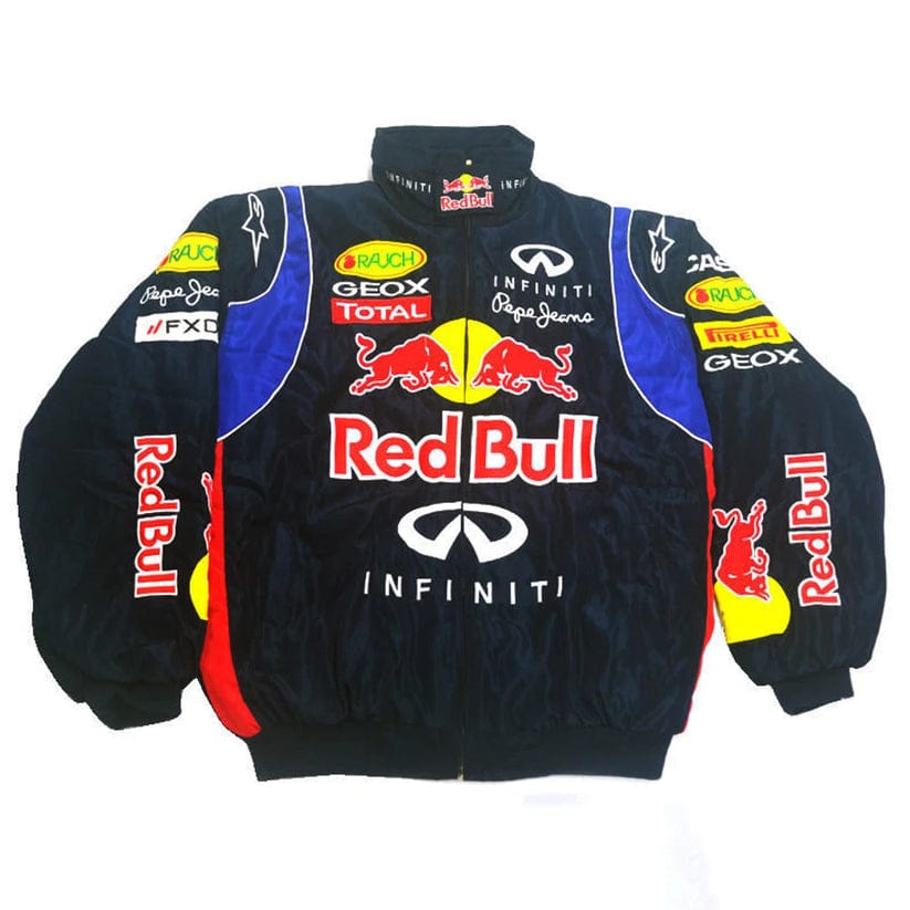 F1 Jacket RED BULL Racing  Vintage Embroidry