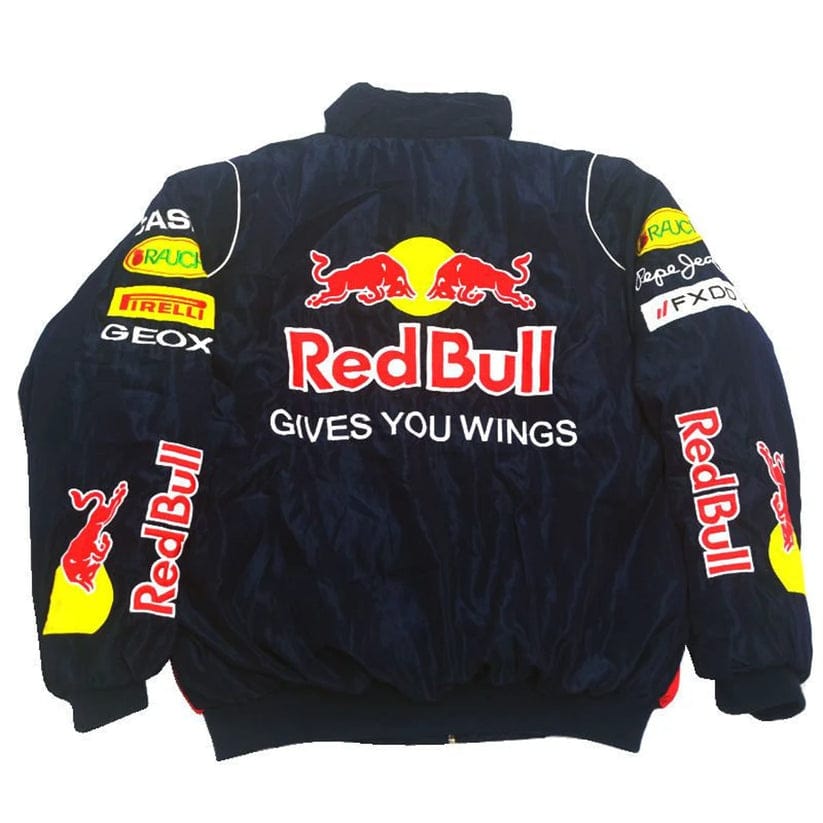 F1 Jacket RED BULL Racing Embroidry Fire Proof  Vintage