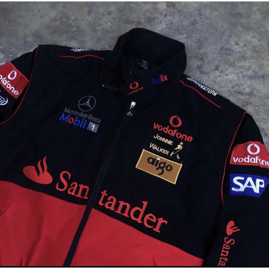 Mercedes Vintage  F1 Embroidry Fire Proof  Jacket