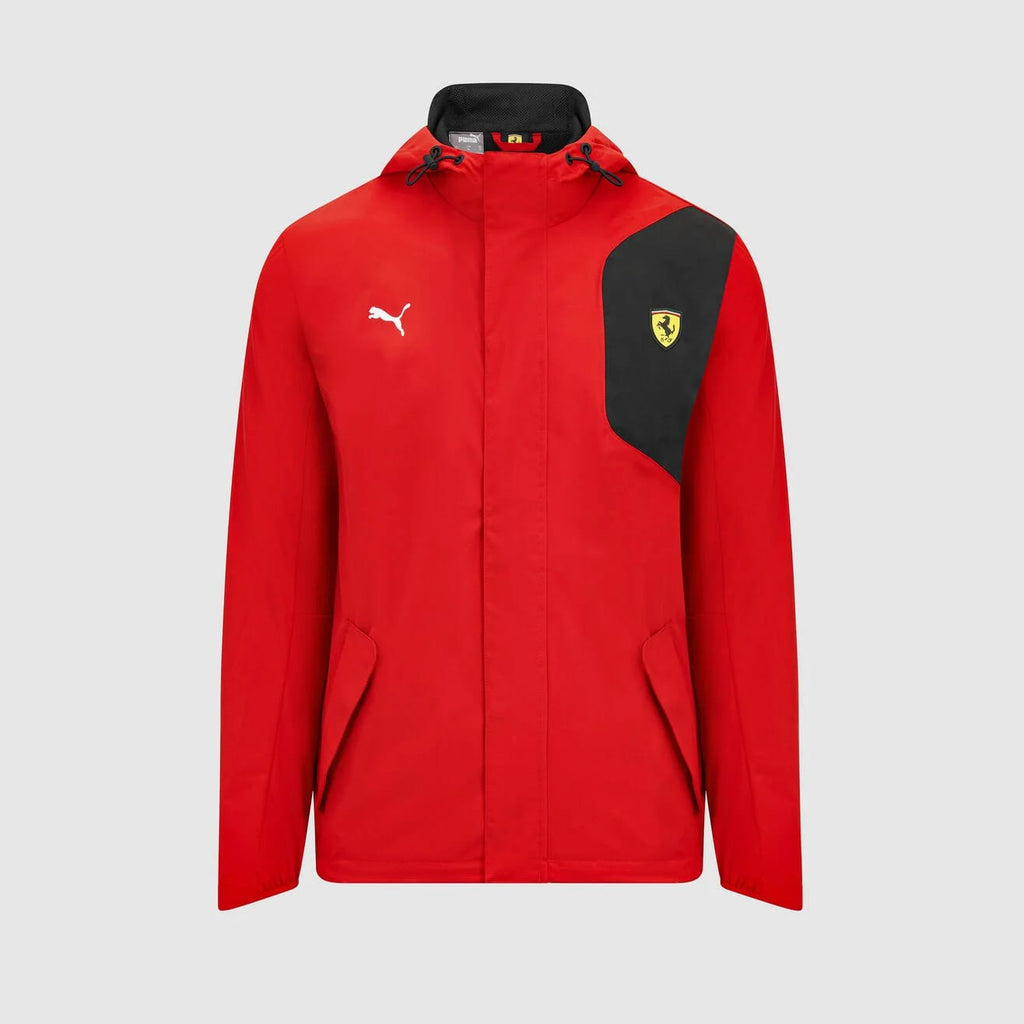 Scuderia Ferrari F1 Logo Rain Printed Jacket