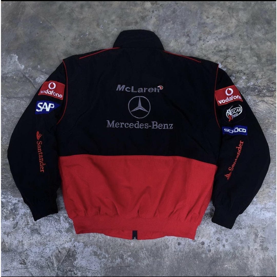 Mercedes Vintage  F1 Embroidry Fire Proof  Jacket