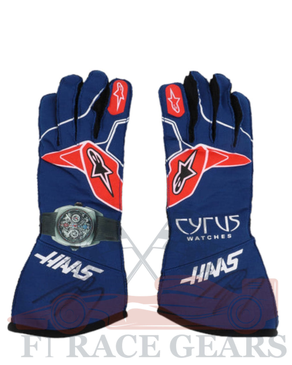 F1 Kevin Magnussen 2022 replica race gloves