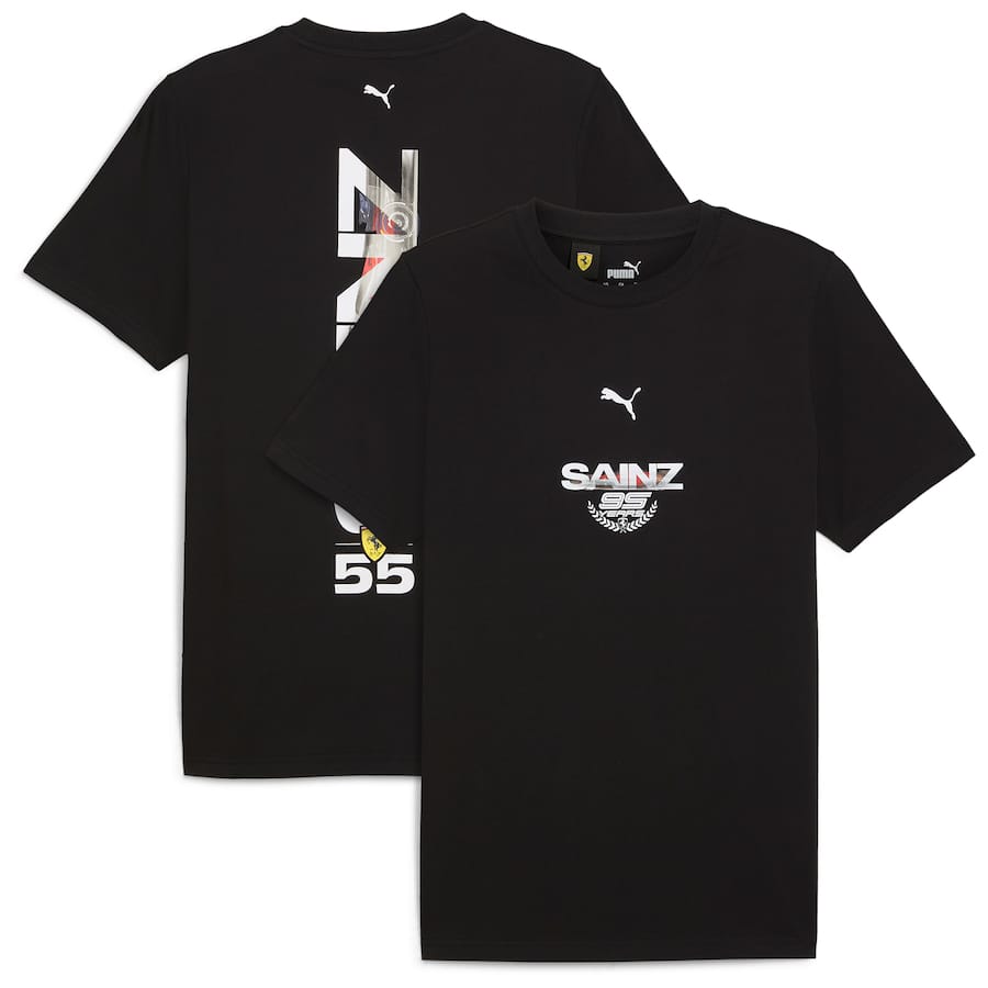 F1 Carlos Sainz Driver T-Shirt – Black