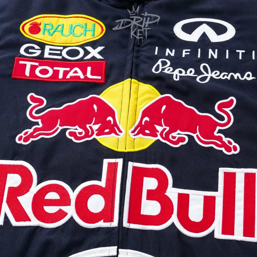 F1 REDBULL Vintage RACING  Embroidry Fire Proof  JACKET