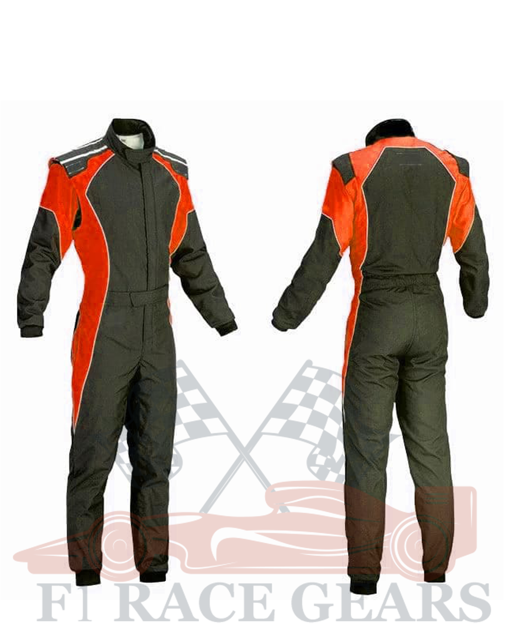 Go kart cardura race suit / red & black