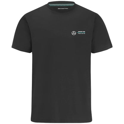 Mercedes AMG Petronas F1 Small Logo T-Shirt - Black – Unisex