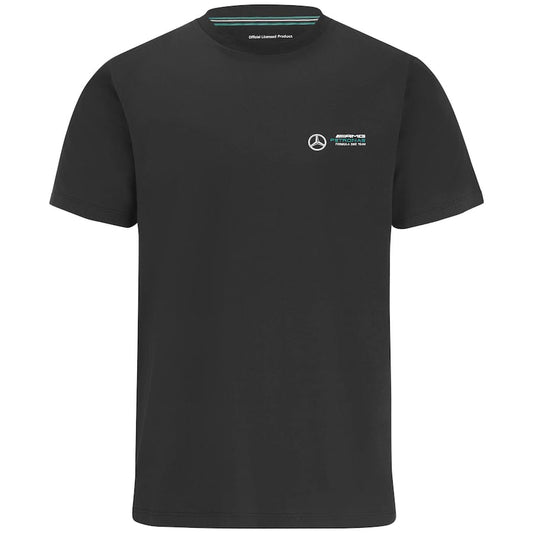 Mercedes AMG Petronas F1 Small Logo T-Shirt - Black – Unisex
