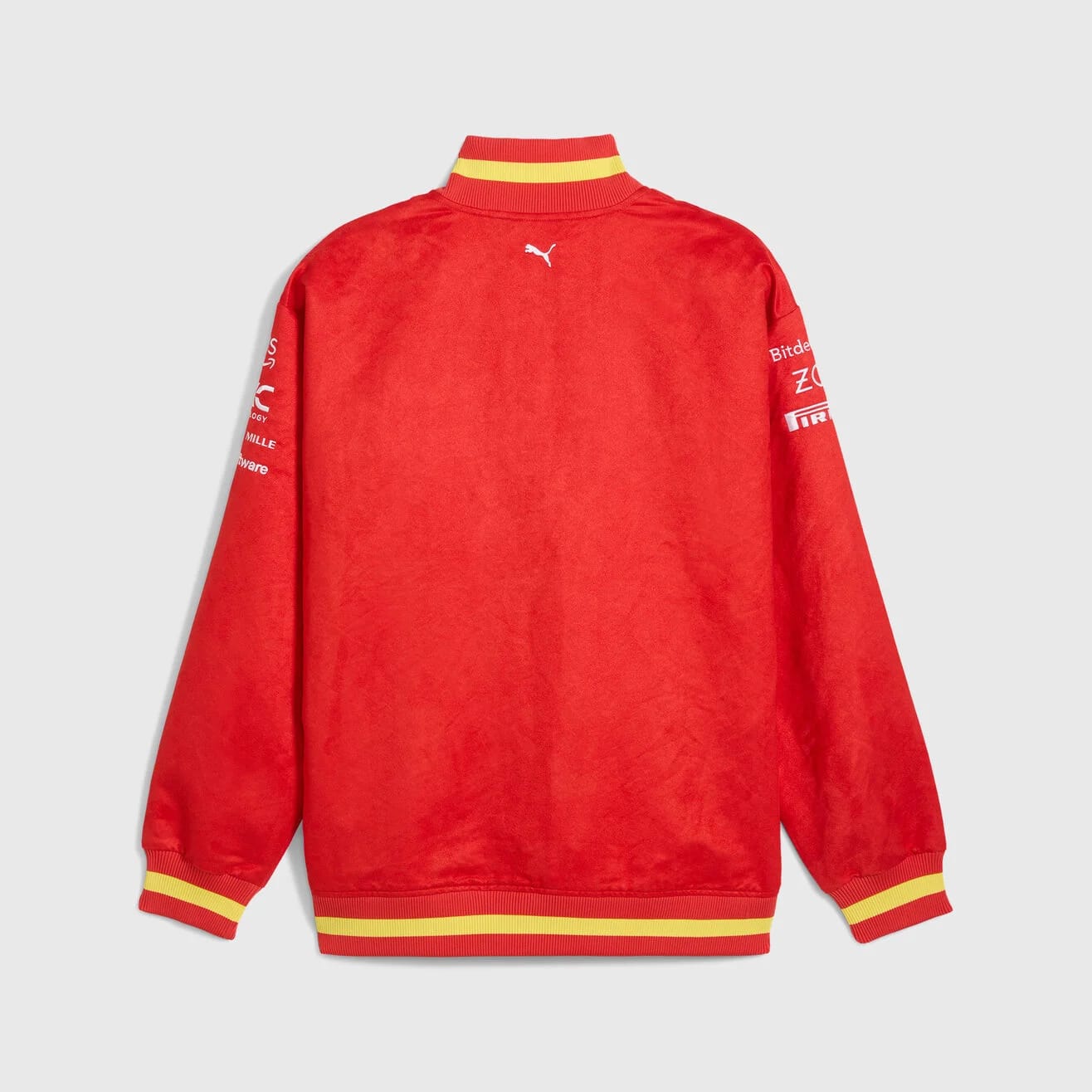 Scuderia Ferrari F1 2024 Team Varsity Printed  Jacket
