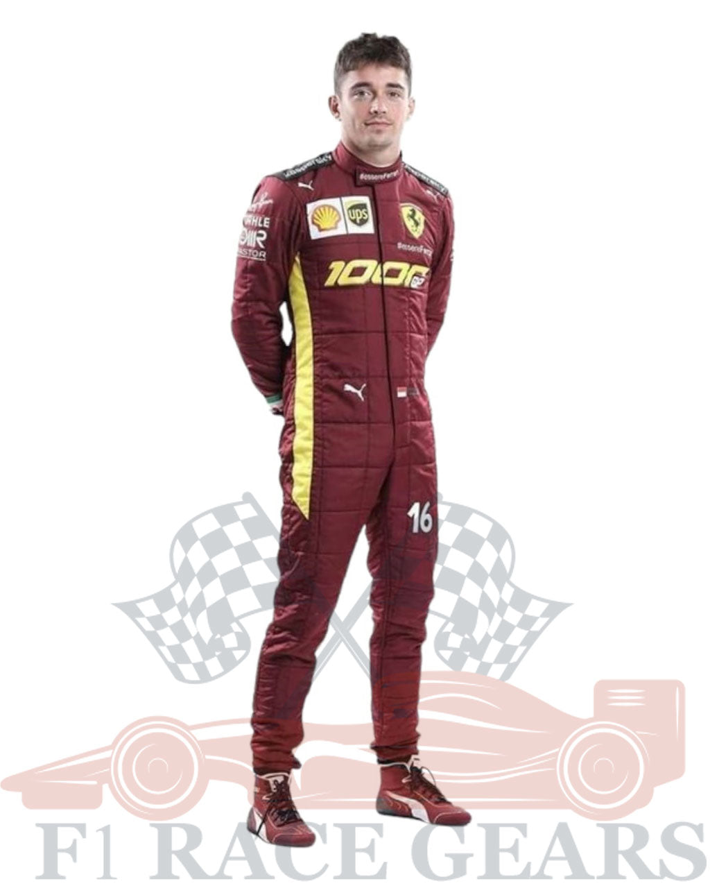F1 Charles leclerc 2020 ferrari 1000GP race suit