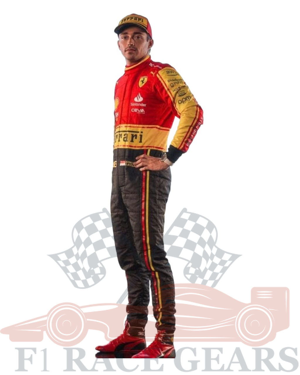 F1 Charles leclerc Monza GP 2023  race suit