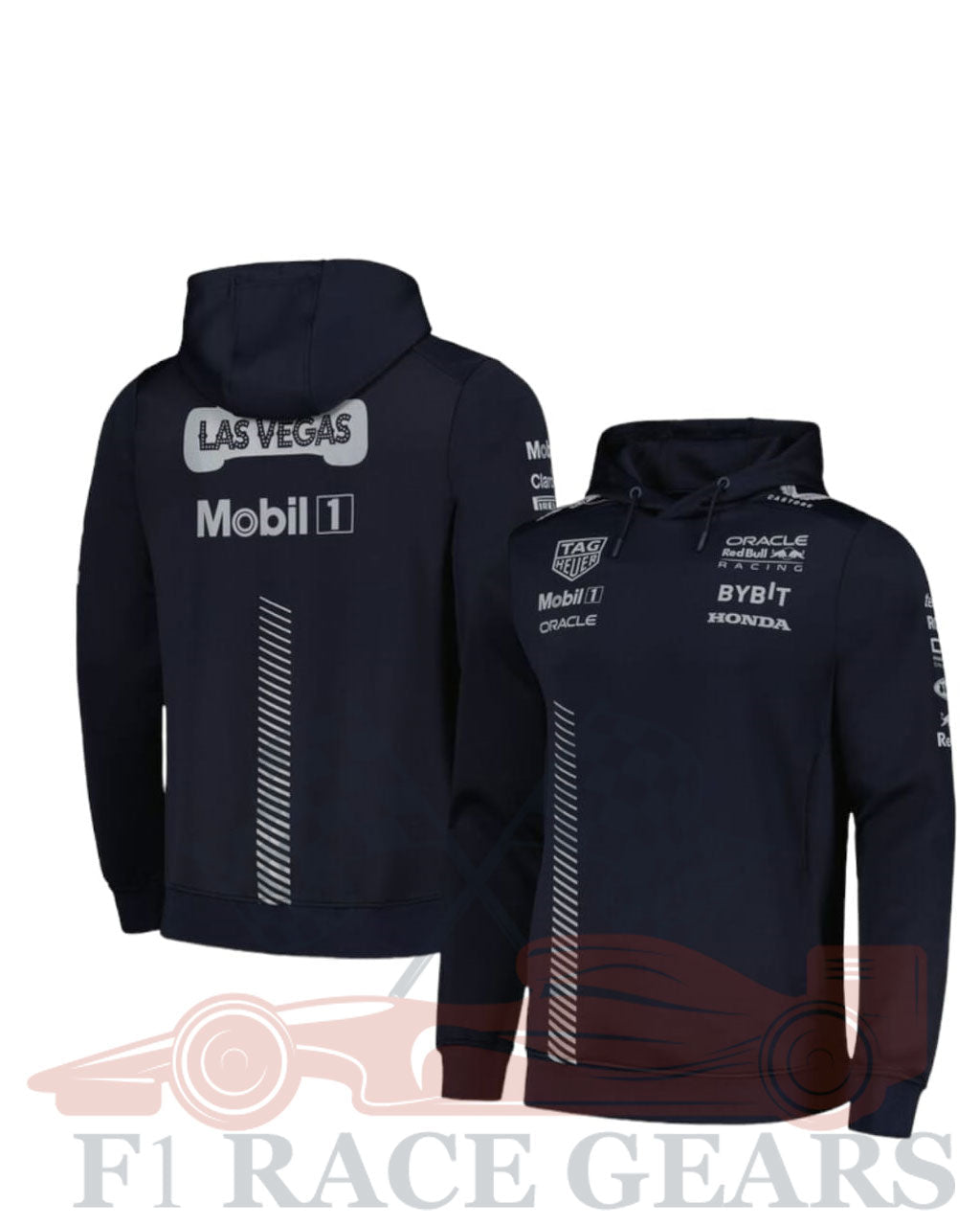 F1 2023  red Bull Las Vegas printed hoddy F1 RACE GEARS