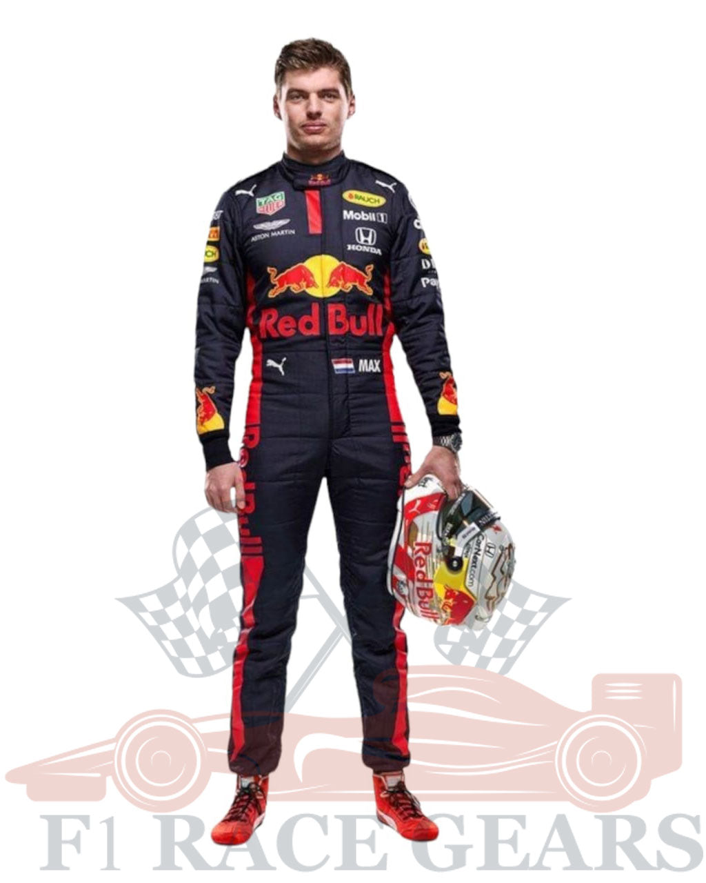 F1 Max verstappen Red bull Honda  2020 race suit
