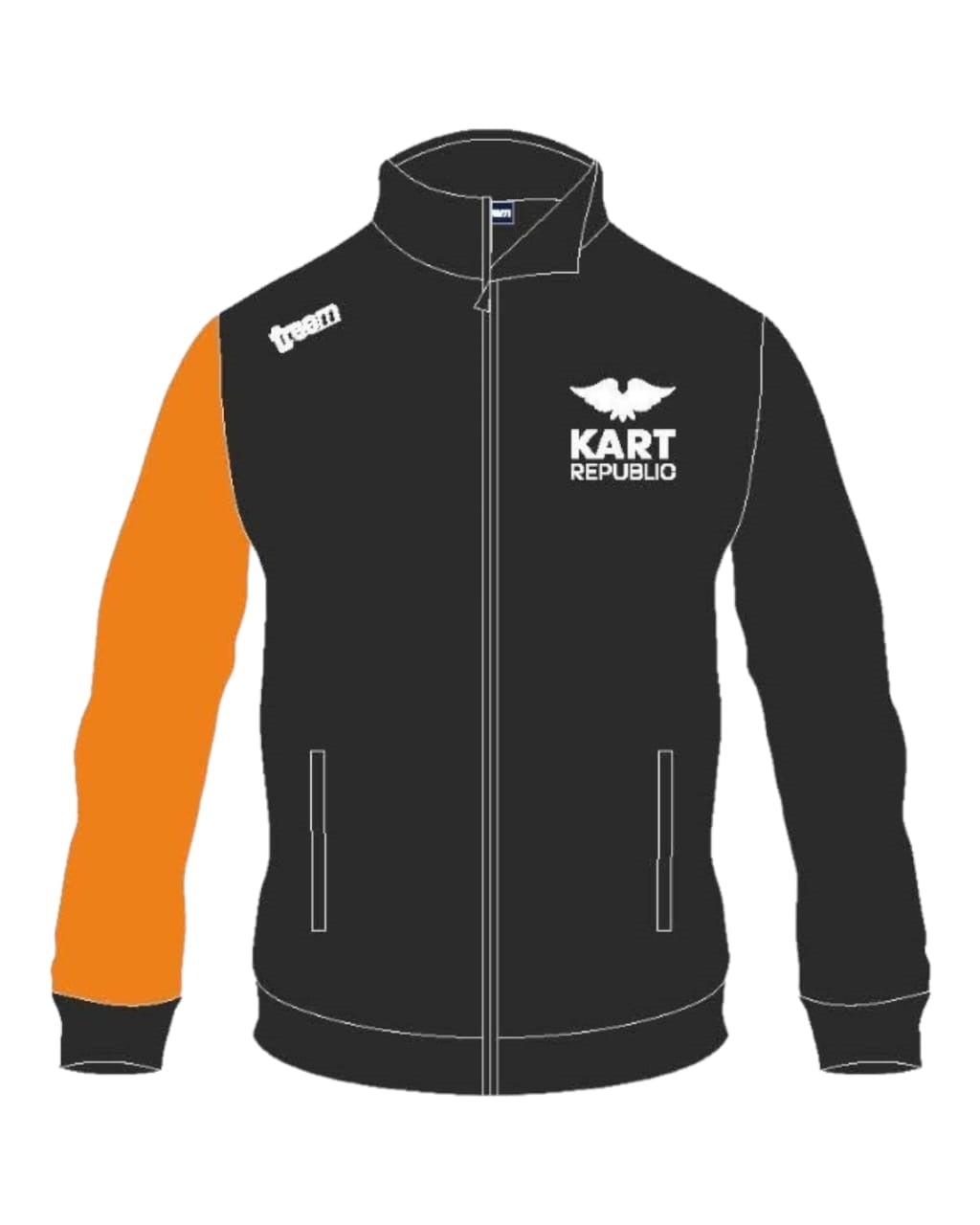 F1 kart republic soft shell Embroidry jacket