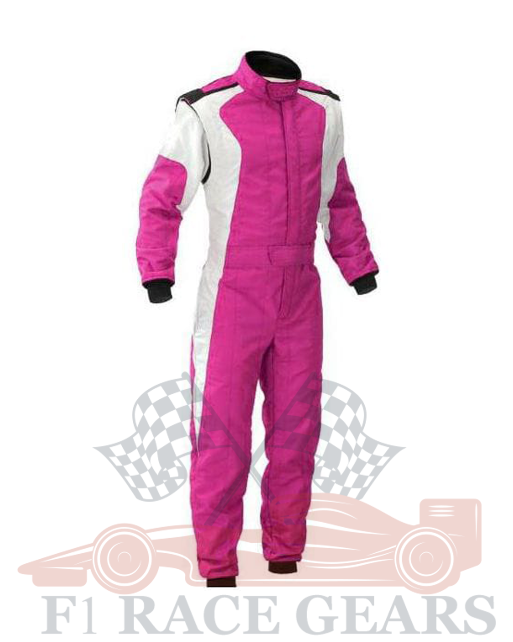 Pink & White women cardura race suit