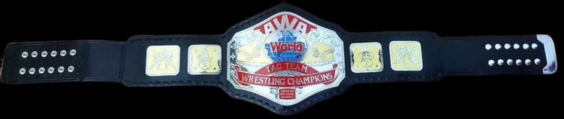 AWA World Tag Team Heavyweight Wrestling Championship Title Belt