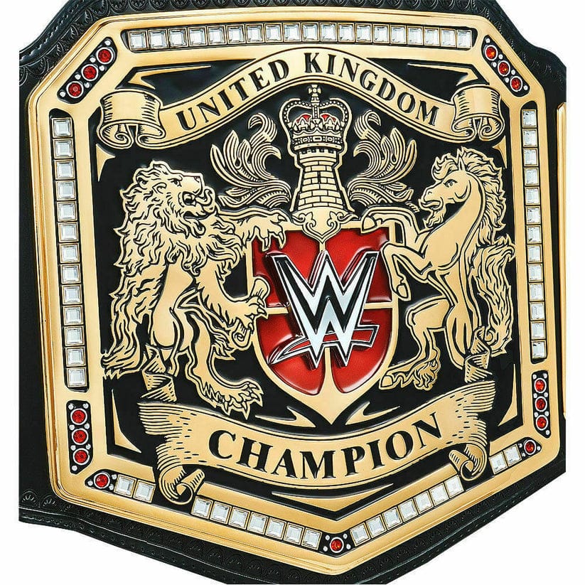 WWE United kingdom UK Wrestling Championship Title Belt