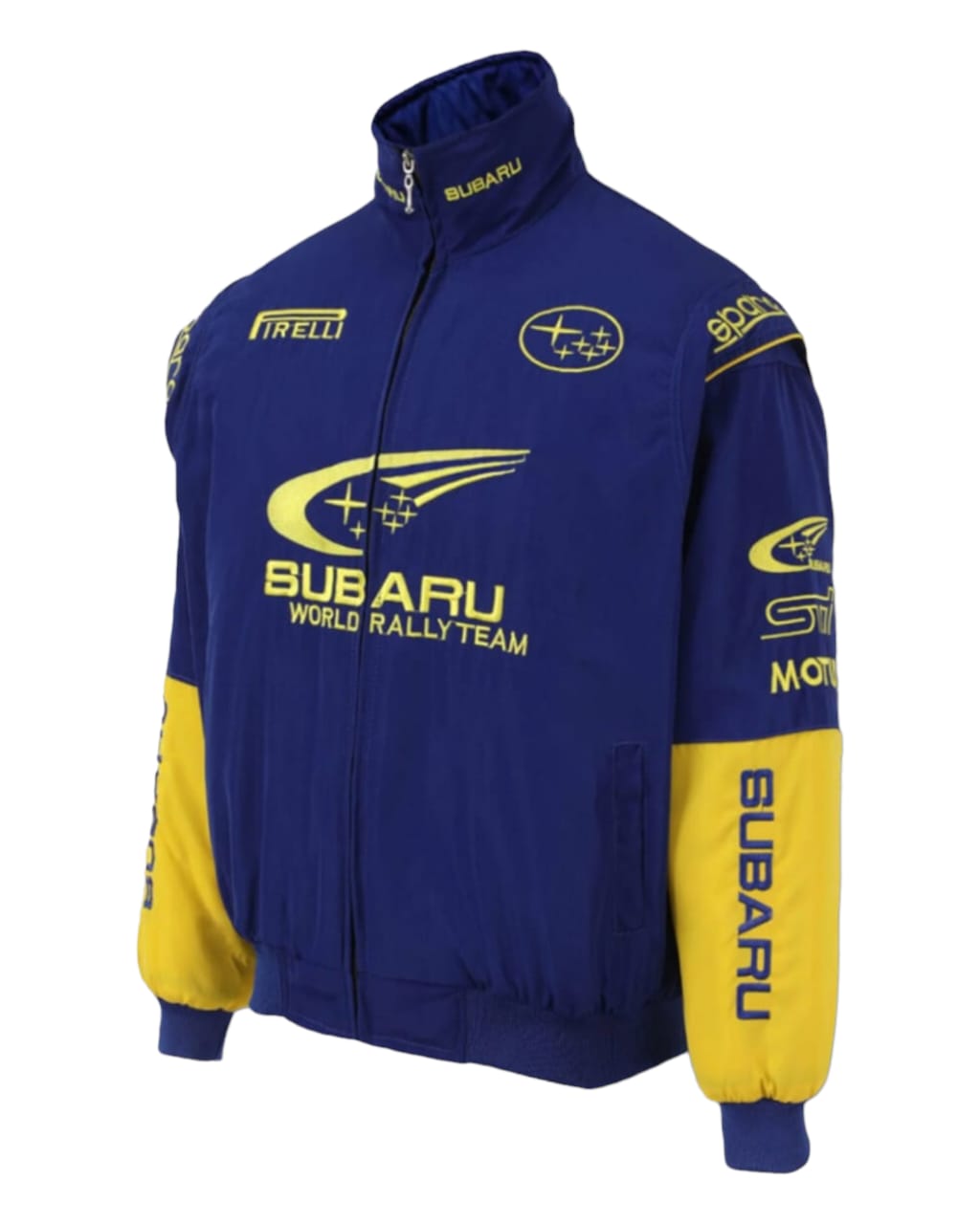 Subaru Rally Vintage Blue Embroidry Fire Proof  Jacket