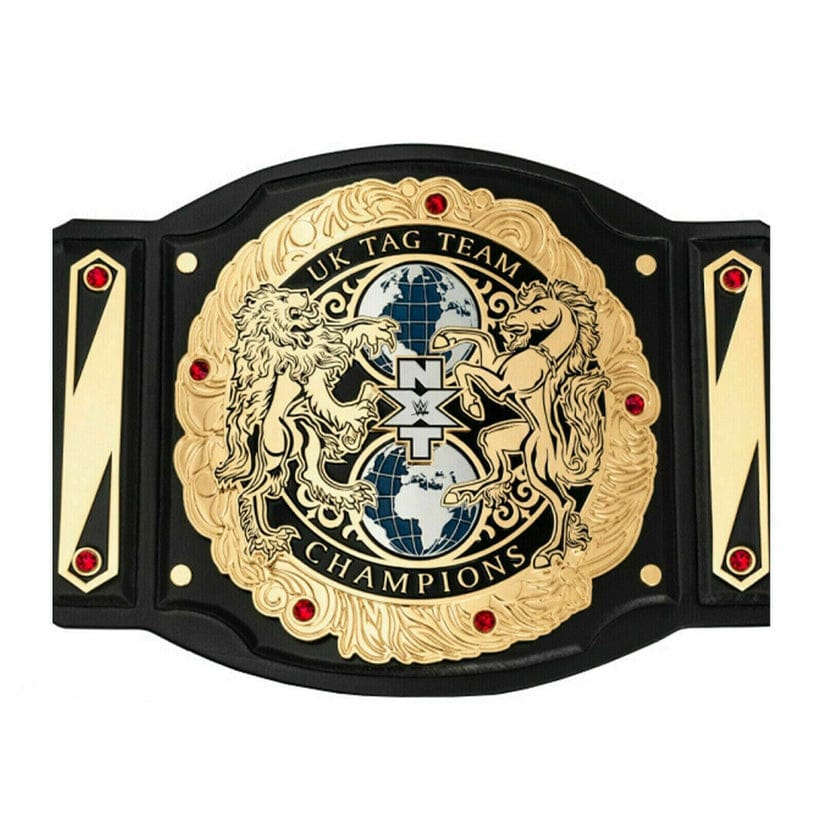 WWE NXT UK Tag Team Wrestling Championship Title Belt