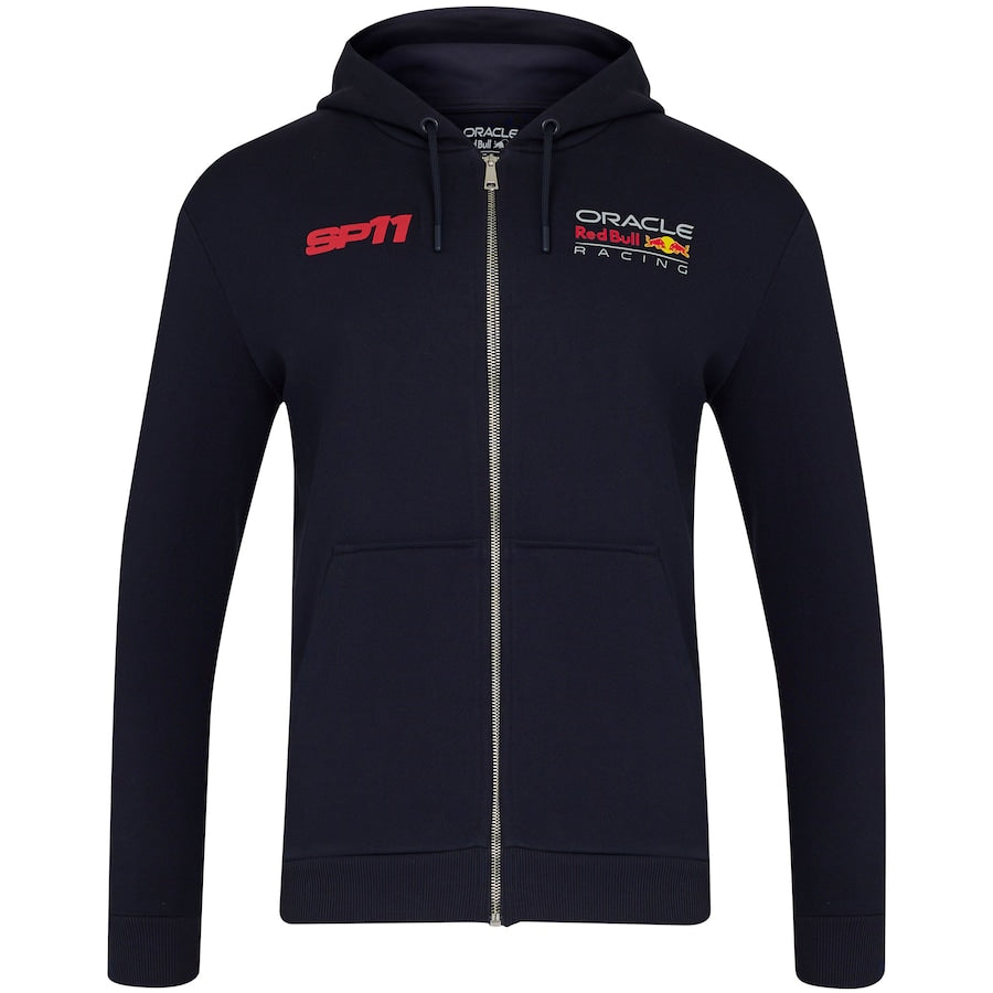 Red Bull Racing Sergio Perez Race Car Full Zip Hoodie – Black