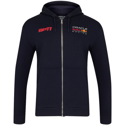 Red Bull Racing Sergio Perez Race Car Full Zip Hoodie – Black