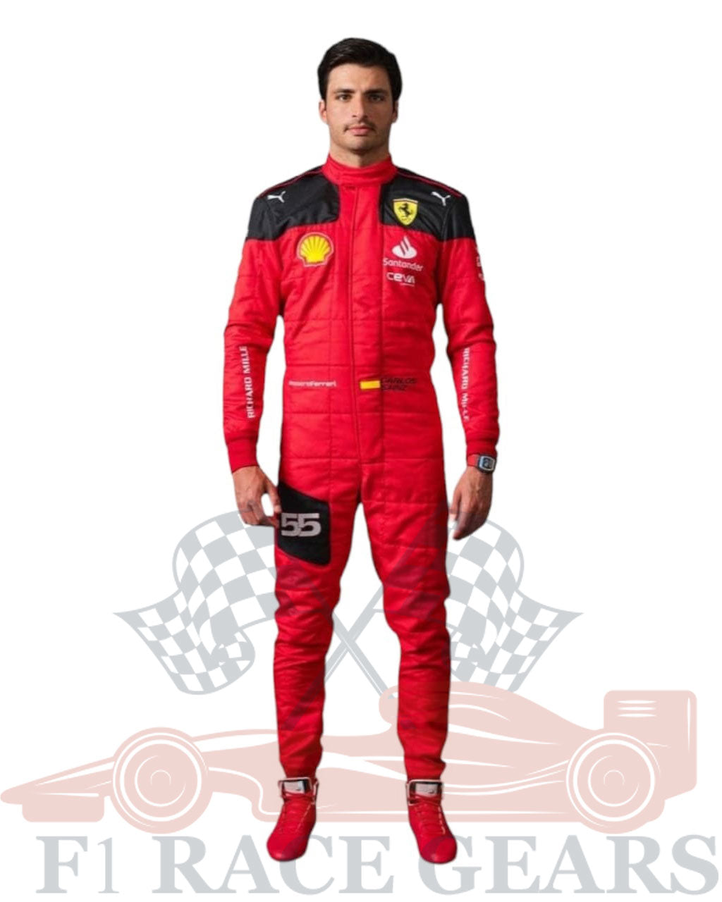 F1 Carlos Sainz 2023 race  suit