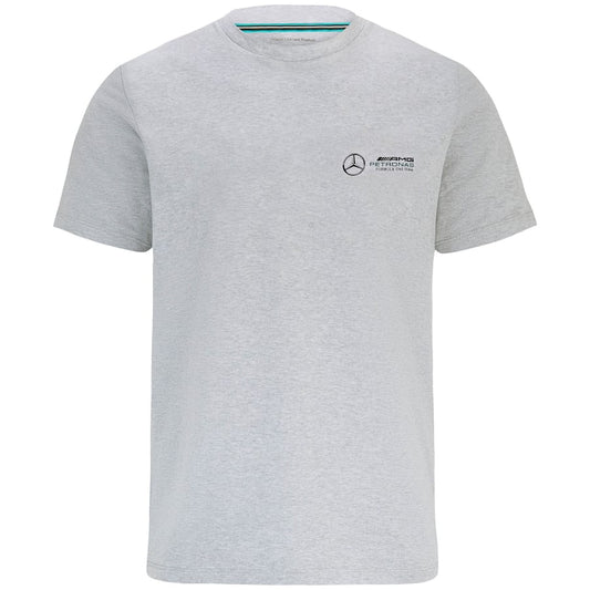 Mercedes AMG Petronas F1 Small Logo T-Shirt - Grey – Unisex