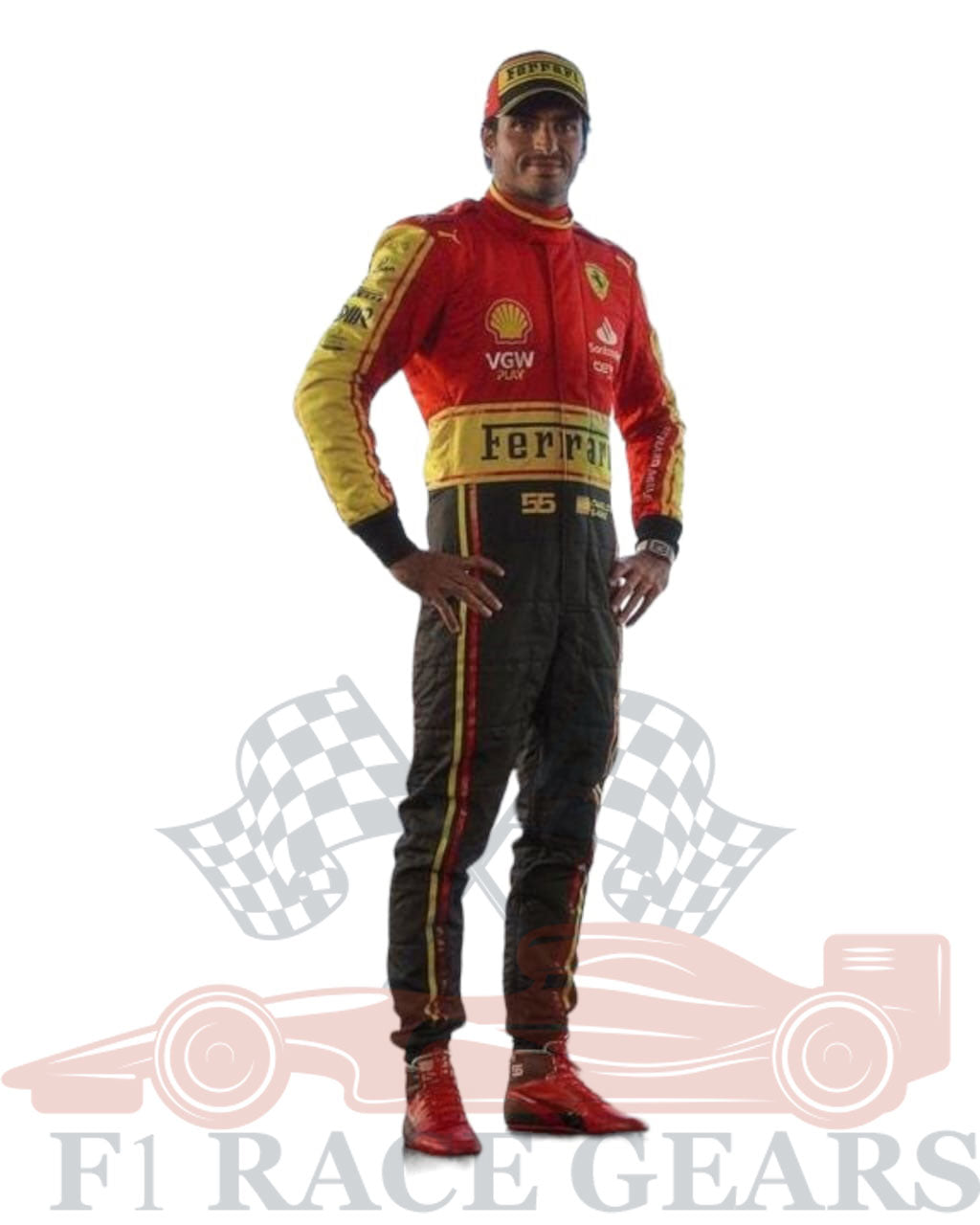 F1 Carlos Sainz Monza GP 2023 race  suit