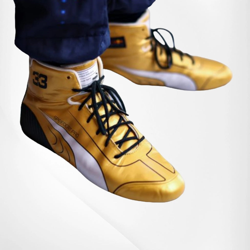 2023 Red Bull Max Verstappen F1 Golden Race Boots