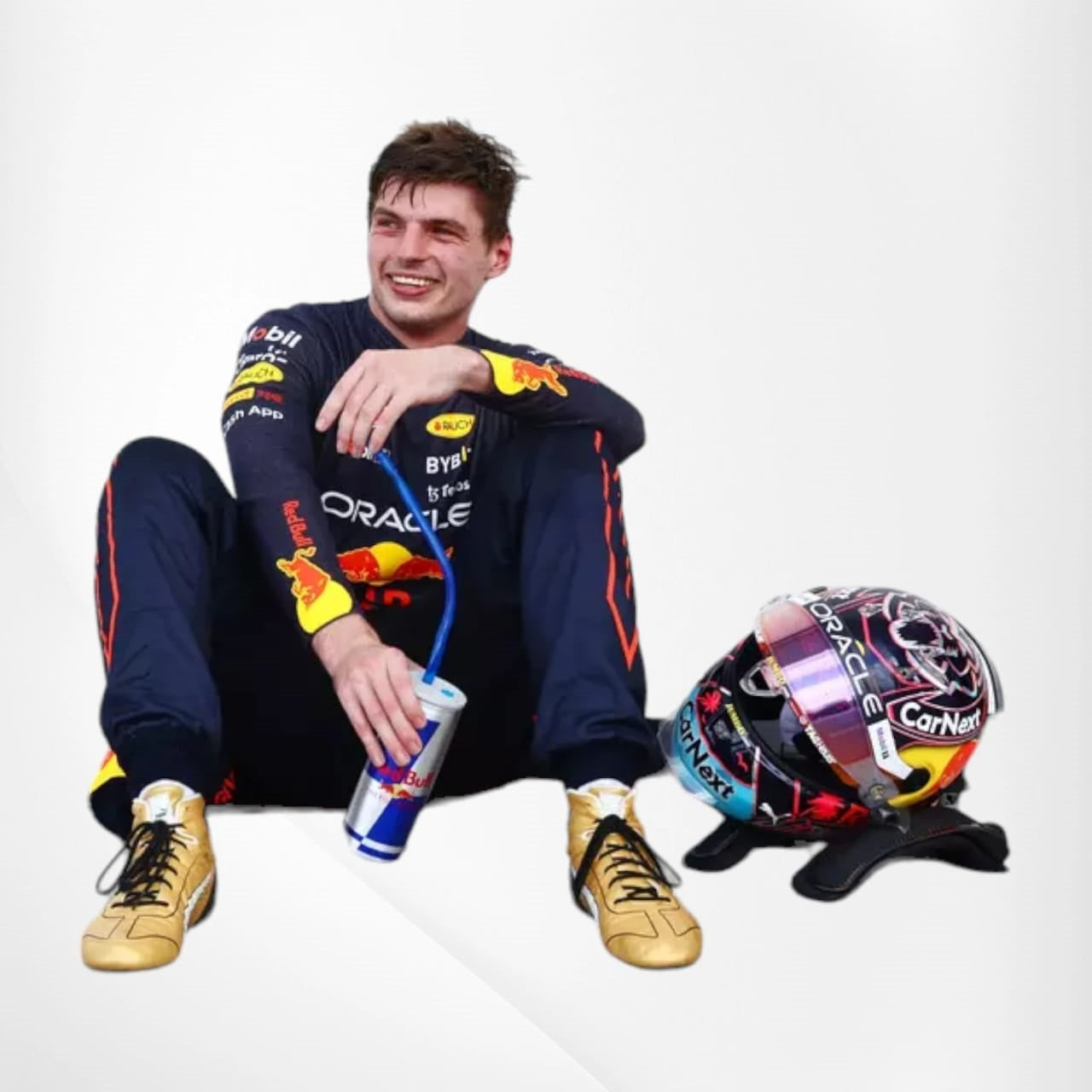 2023 Red Bull Max Verstappen F1 Golden Race Boots