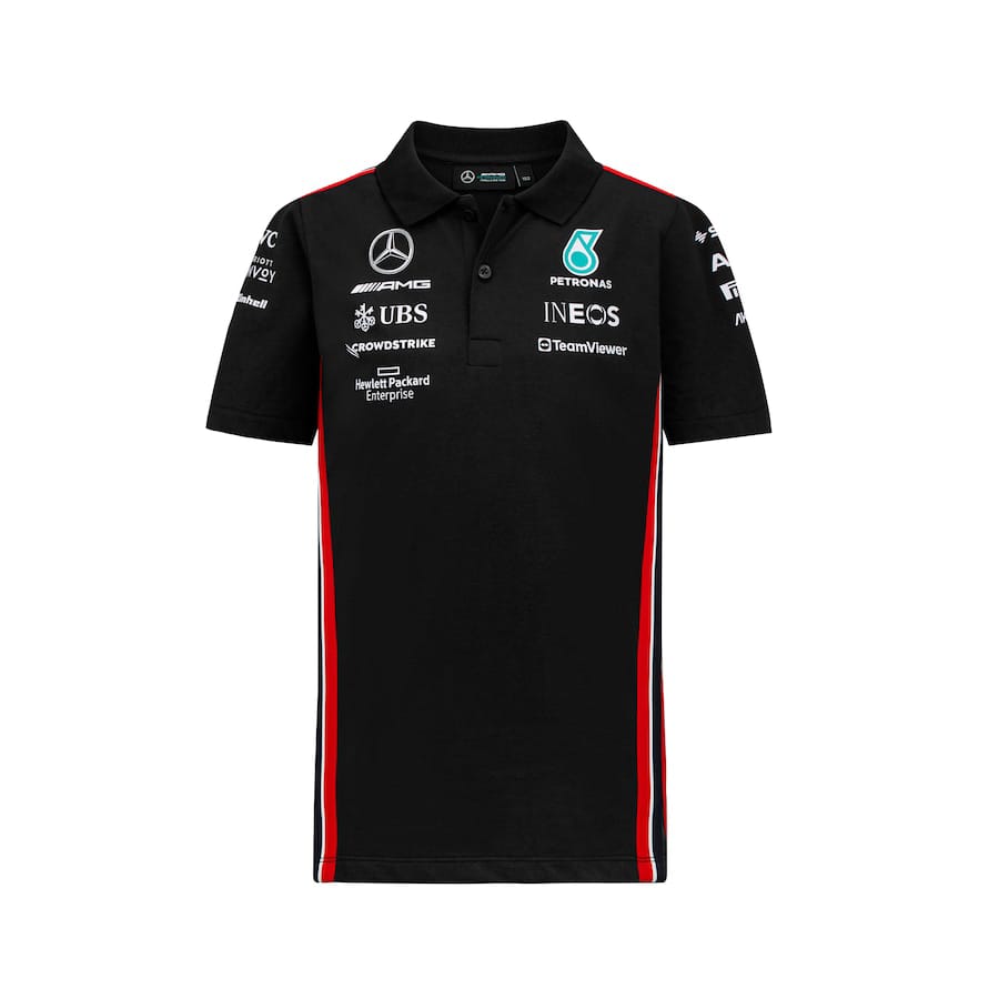 Mercedes AMG Petronas F1 2023 Team Polo – Black