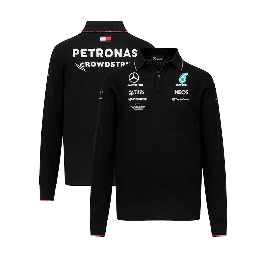 Mercedes Petronas F1 2023 Long Sleeve Polo