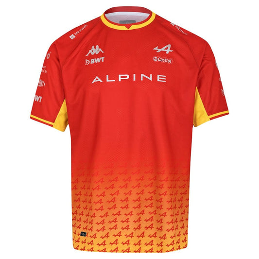 BWT Alpine F1 Team Fernando Alonso 2022 Special Edition Spanish GP Driver T-Shirt