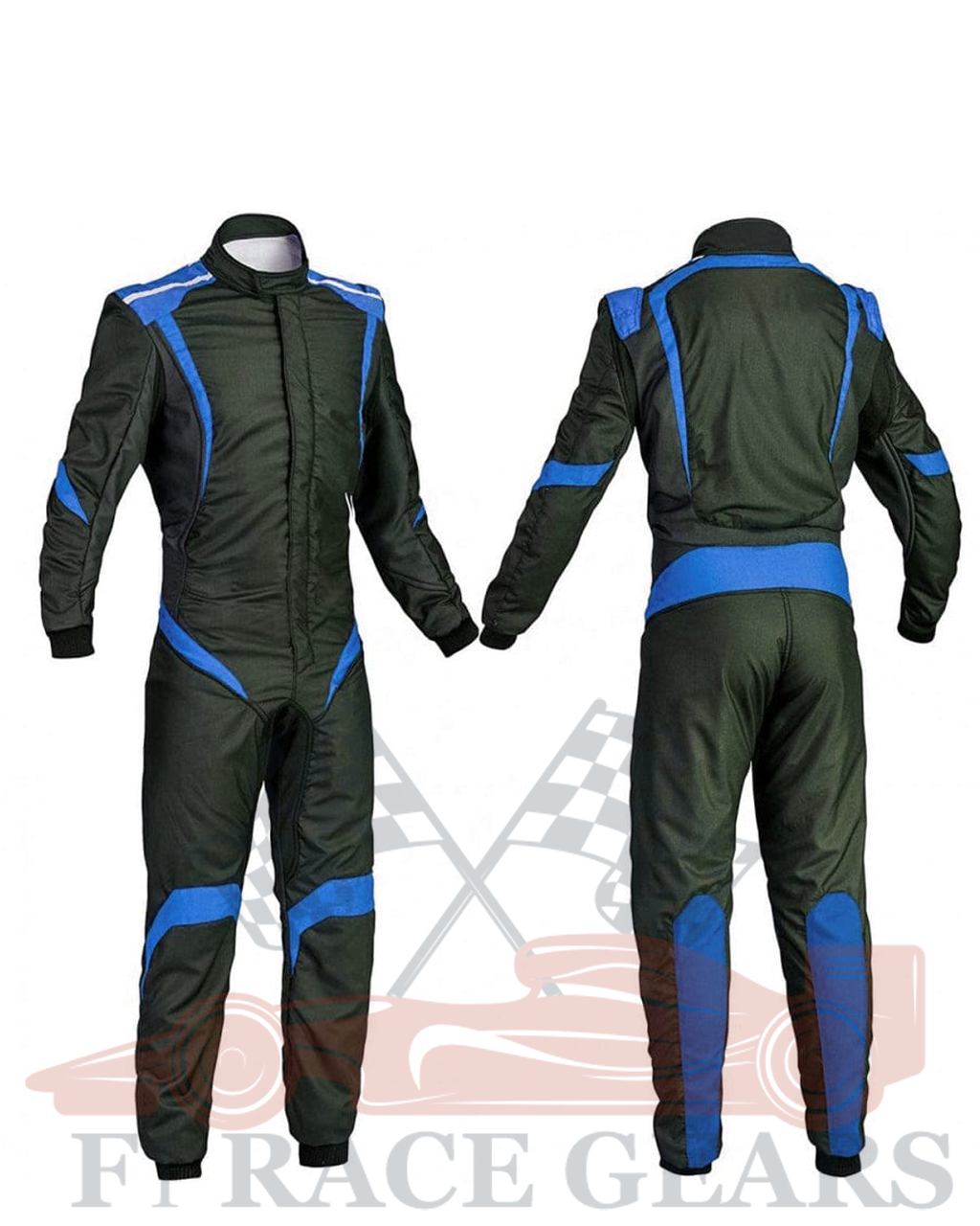Go kart cardura race suit / Black & Blue