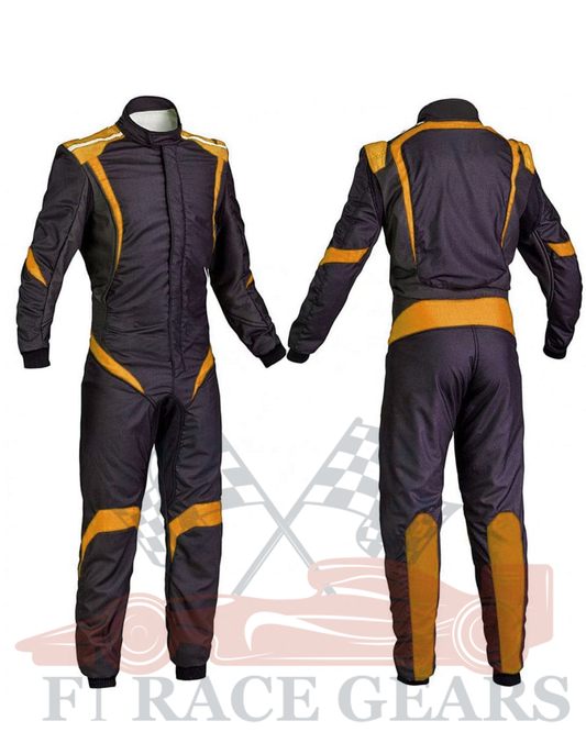 Go kart catdura race suit / Navy & Glod