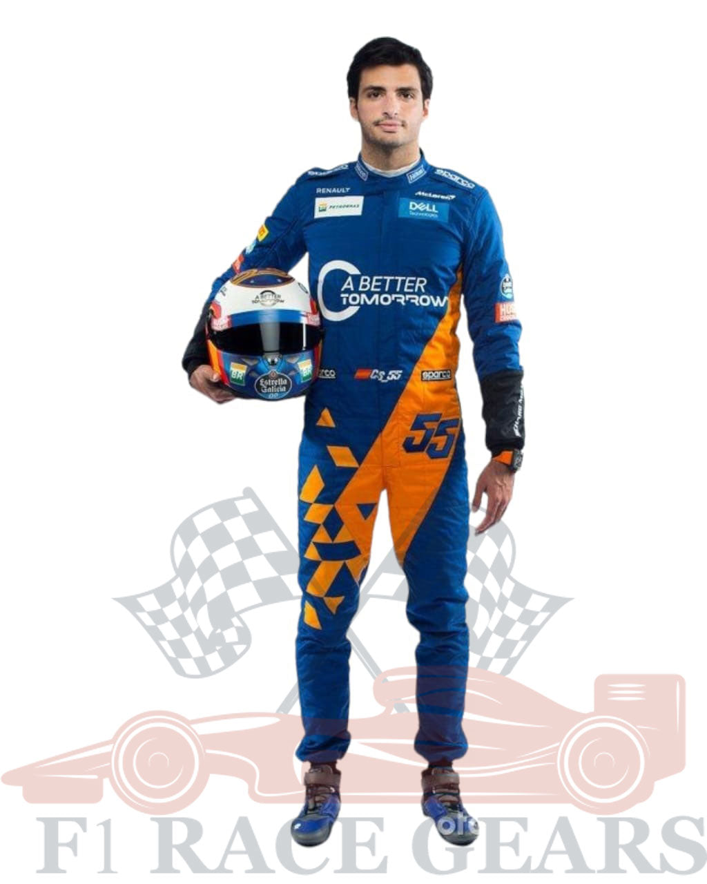 F1 Carlos Sainz 2019 race  suit