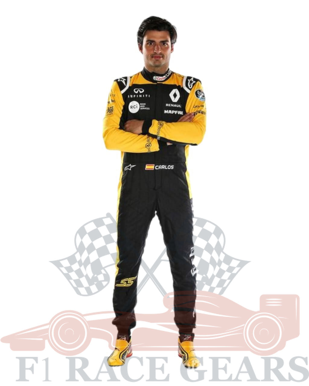 F1 Carlos Sainz 2018 race  suit
