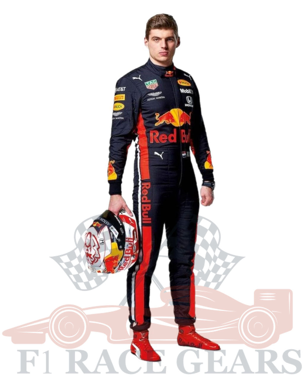 F1 Max verstappen Red bull Honda  2019 race suit