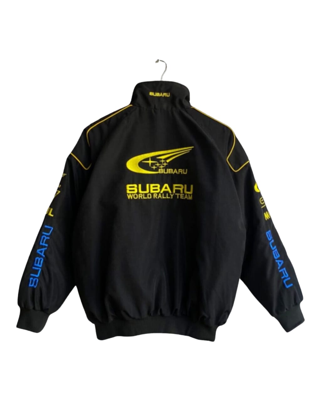 Subaru Rally Vintage Black Embroidry Jacket