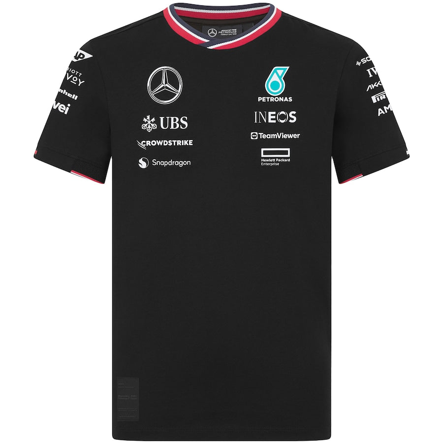 Mercedes AMG Petronas F1 2024 Team Driver T-Shirt – Black