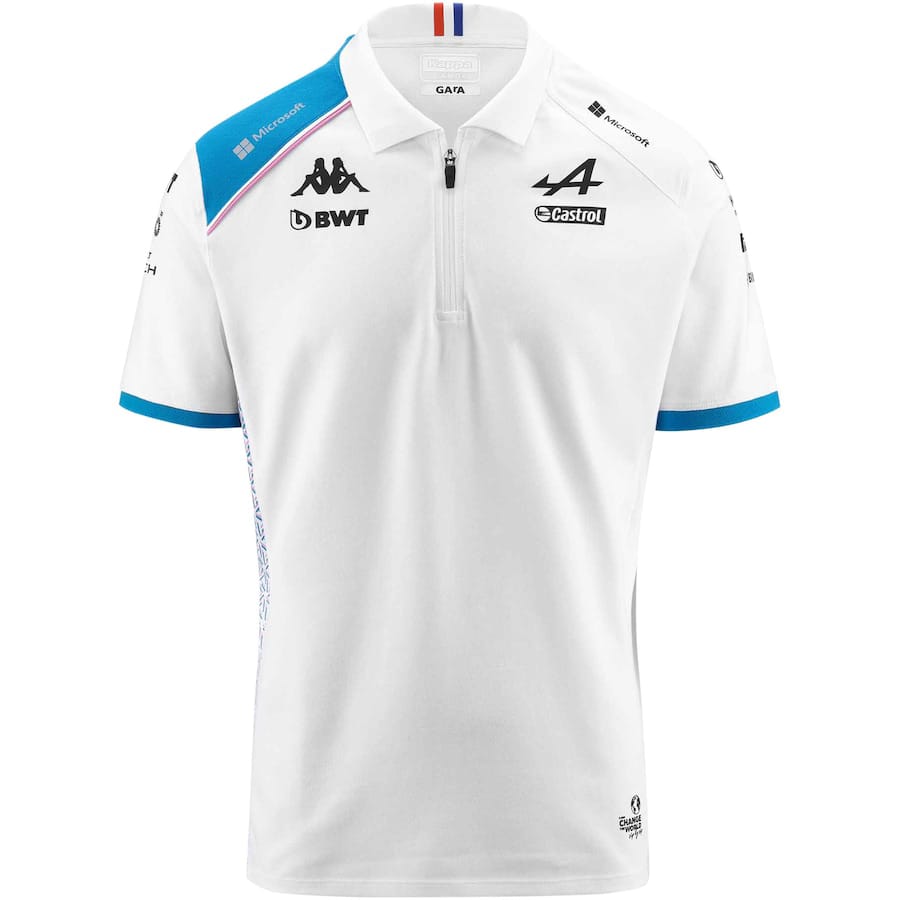 BWT Alpine F1 Team 2023 Polo Shirt – White