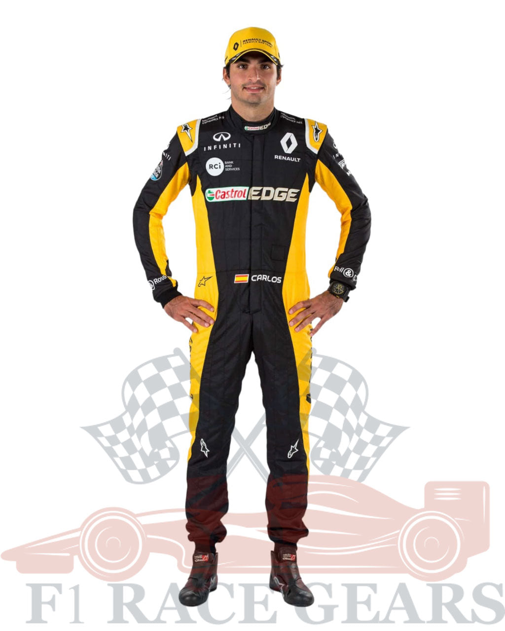 F1 Carlos Sainz 2017 race  suit