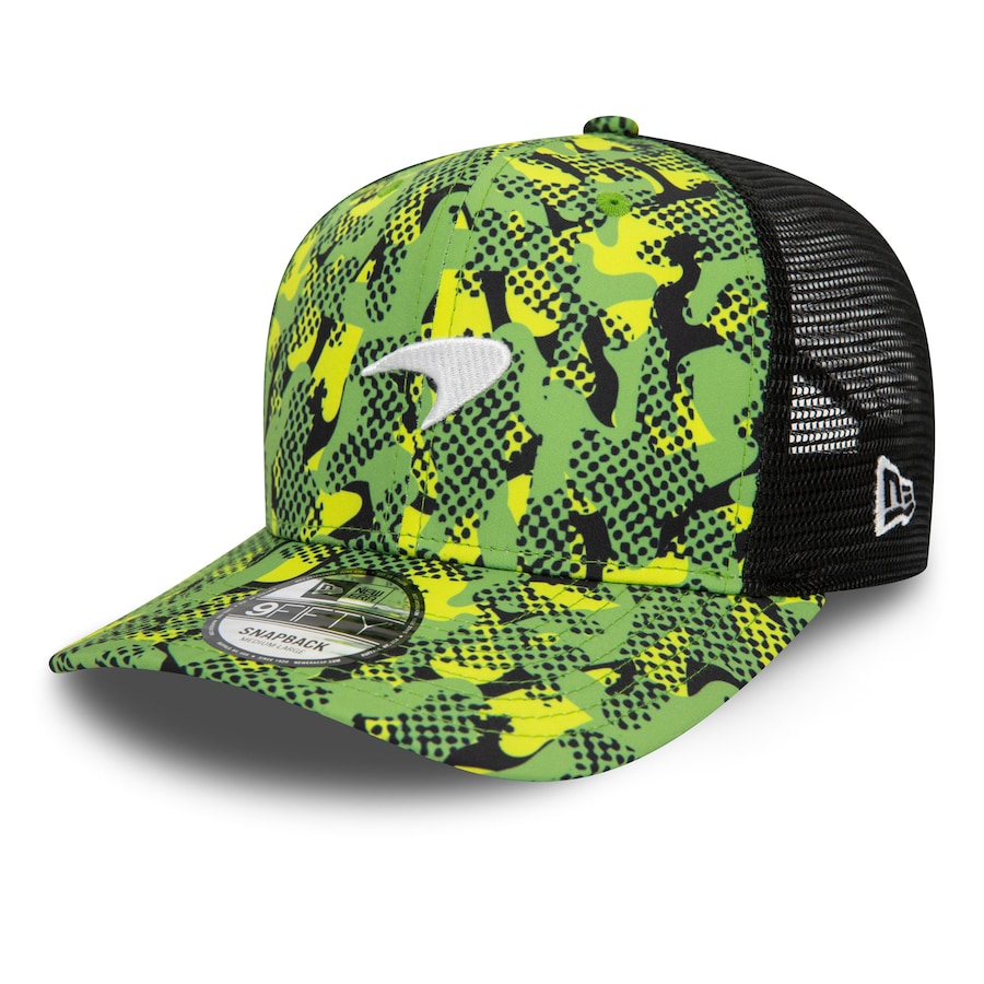 McLaren New Era Camo Print 9FIFTY Pre Curved Cap