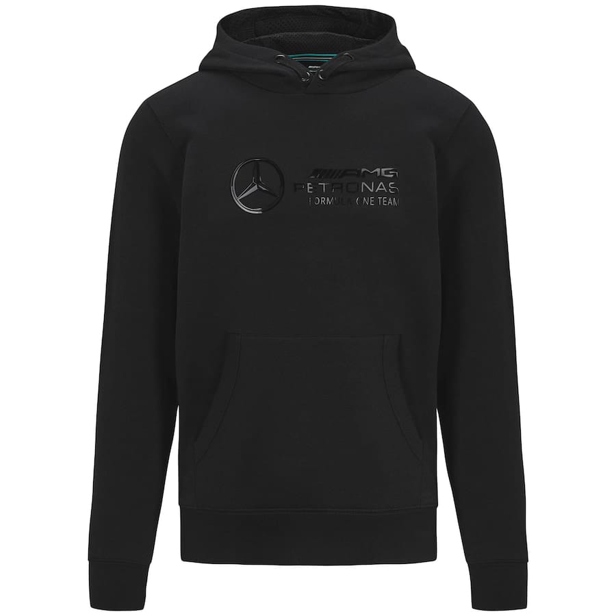 Mercedes AMG Petronas F1 Stealth Large Logo Hooded Sweat
