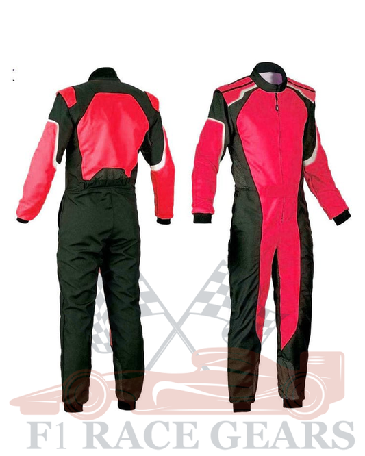 Go kart cardura race suit / Black & Red