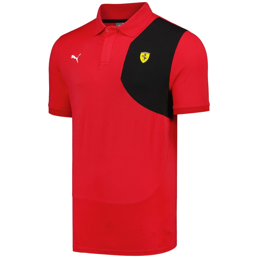 Red&Black Classic Polo – Red