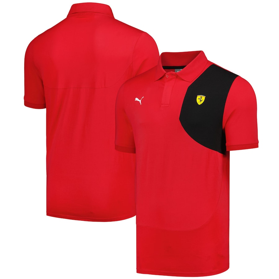 Red&Black Classic Polo – Red