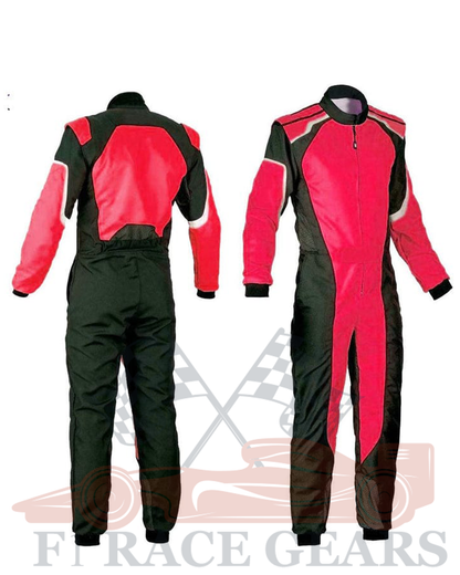Go kart cardura race suit / Black & Red
