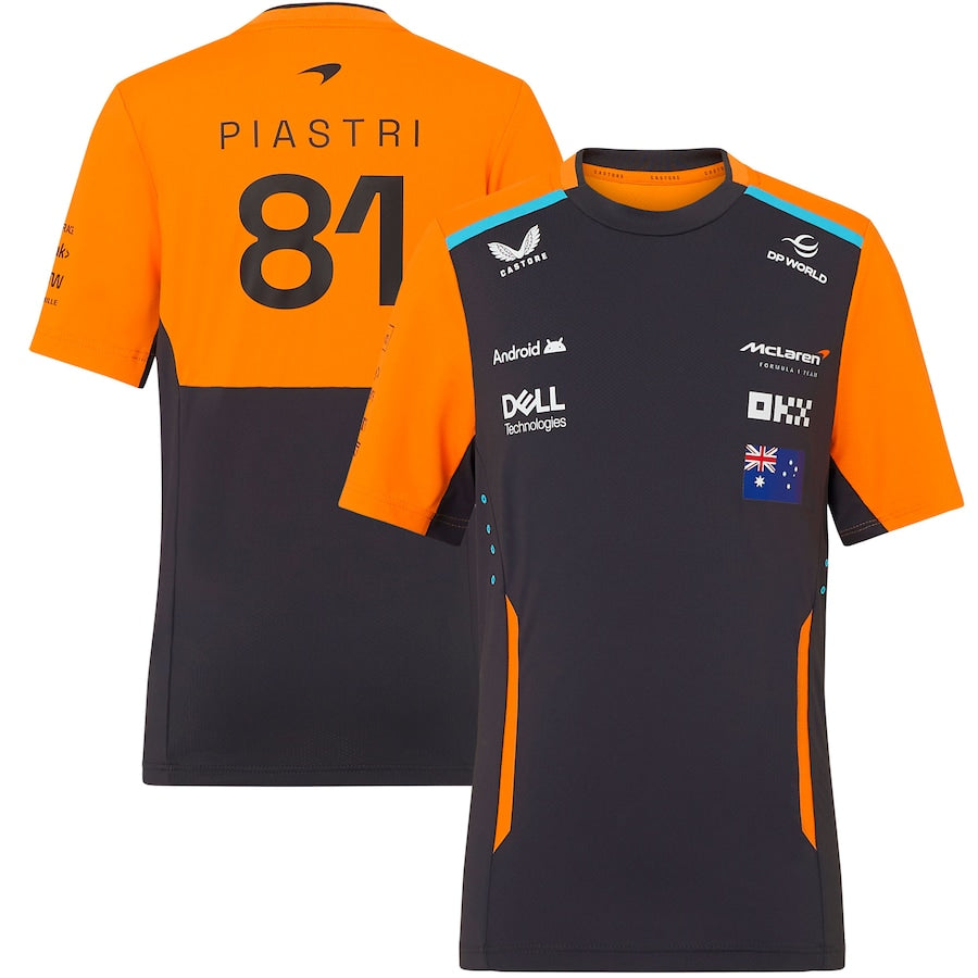 McLaren 2024 Team Oscar Piastri Driver Set Up T-Shirt – Phantom