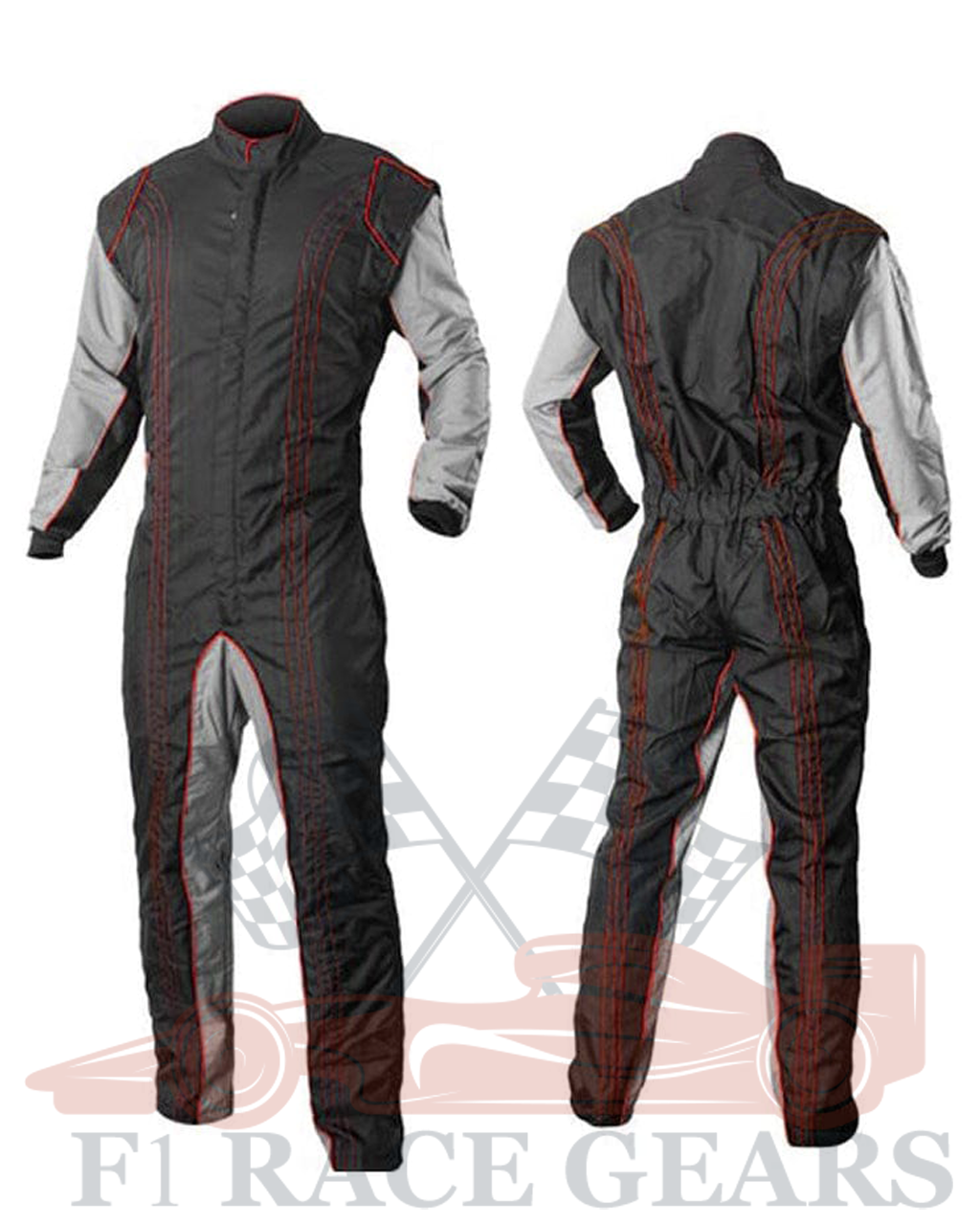 Go kart cardura race suit / Red, Black & Grey