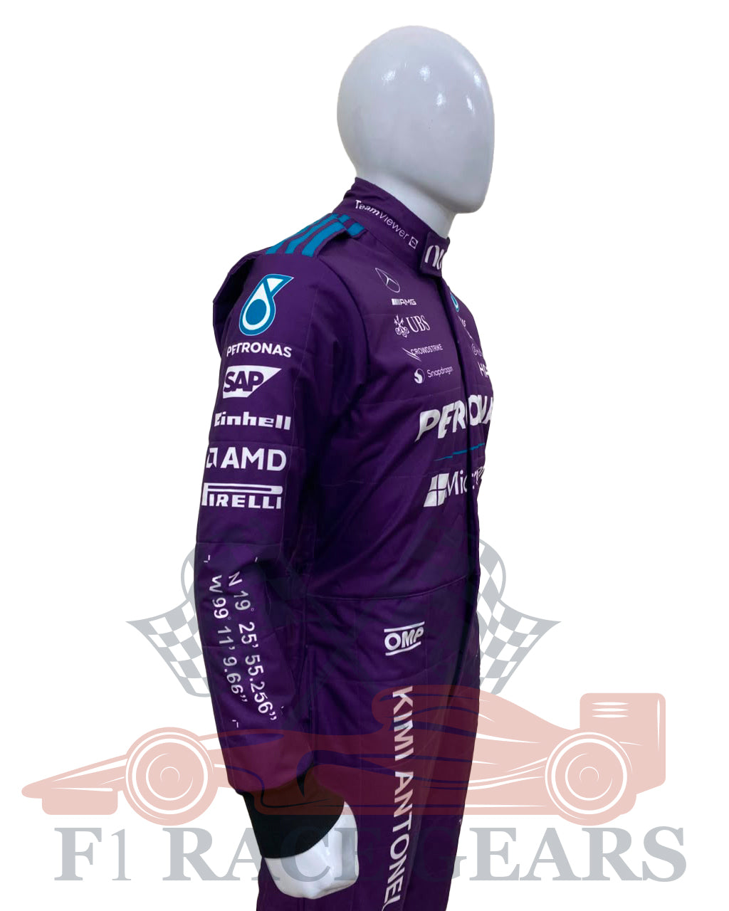 NEW 2026 Kimi Antonelli Mercedes Miami GP F1 Race Suit